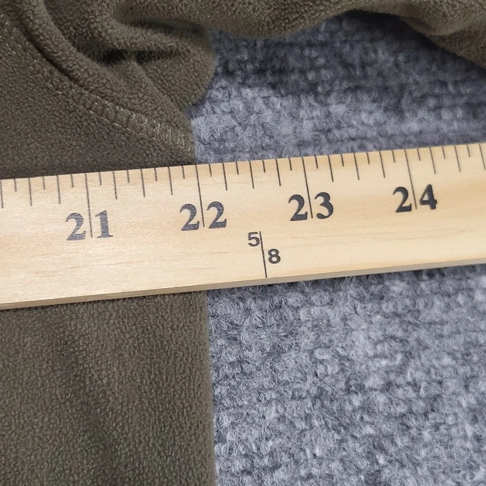 The North Face Men's Glacier Fleece 1/4 Zip Jacket Green Sweater Size Medium